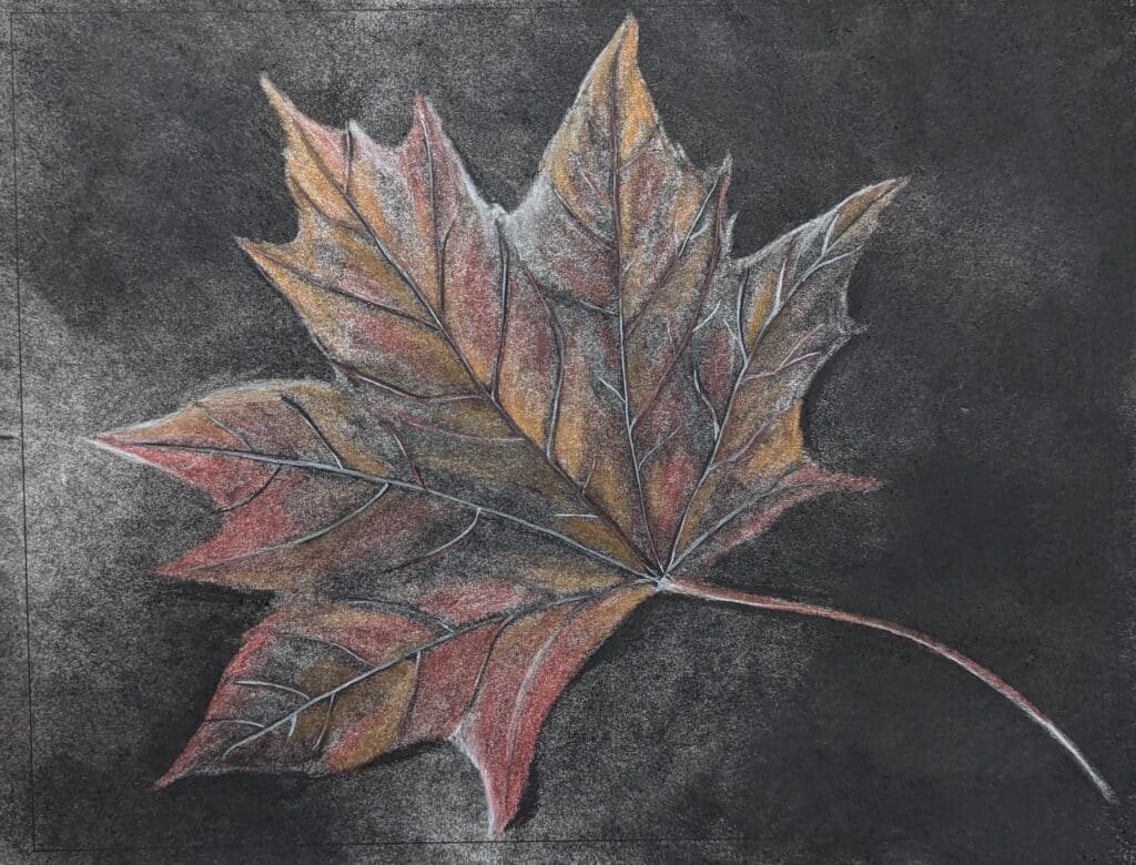 Fall Leaf drawn with colored pencils. Happy fall! . . . . . #coloredpencils  #coloring #colouredpencil #fallleaf #drawing #prismacolor #p... | Instagram